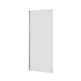 Parawan wannowy jednoczęściowy Roca Capital, 85x40, mit Schicht MaxiClean, profile aluminiowe verChromt