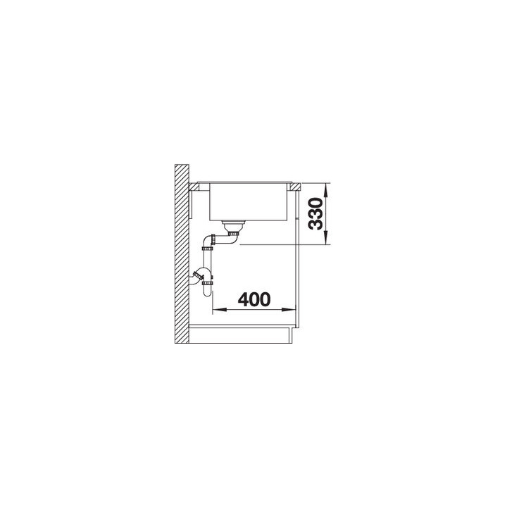 Zlewozmywak Do zabudowy 51,5x51 cm Blanco BLANCODALAGO 5- sanitbuy.pl