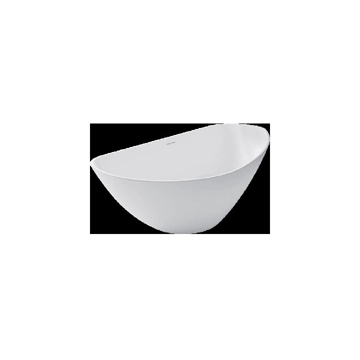 Badewanne freistehend Riho Granada 170x80cm, rechts - weiß 