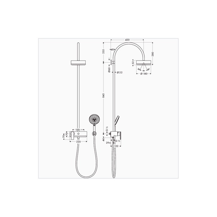 Komplet prysznicowy Axor Citterio- sanitbuy.pl