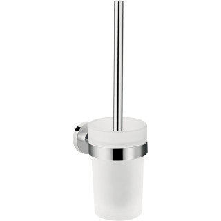 Bürste do WC Hansgrohe Logis Universal, zur Wandmontage, z pojemnikiem, Chrom