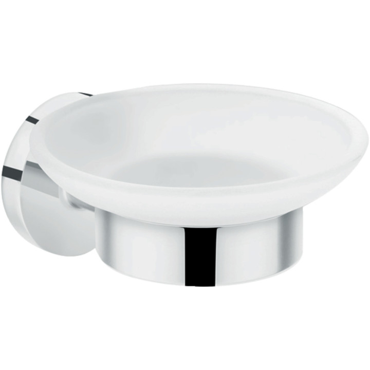 Seifenschale Hansgrohe Logis Universal, zur Wandmontage, Glas-, Chrom