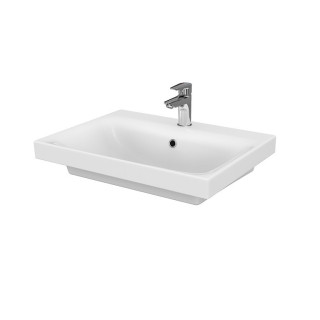 Waschtisch mit unterschrank Cersanit Moduo, 80cm, rechteckig, z Überlauf, weiß