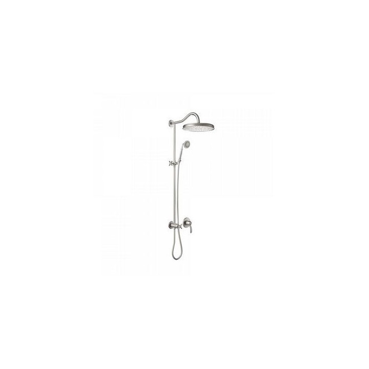 Dusch-set mit Unterputzarmatur TRES-CLASIC - Stahl