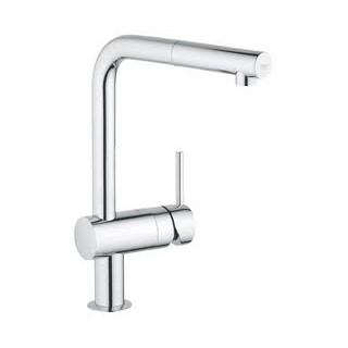 Bateria kuchenna Grohe Minta z wyciąganą wylewką z perlatorem- sanitbuy.pl