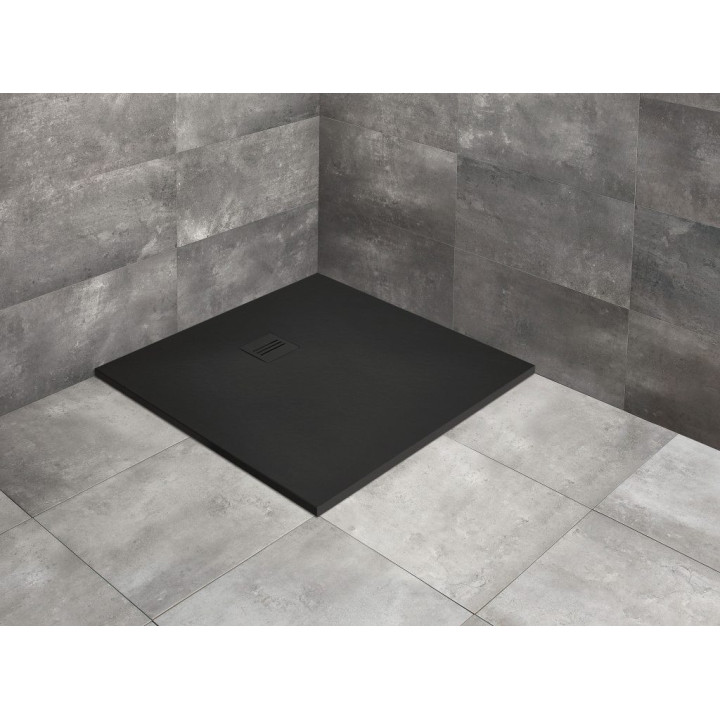 Duschwanne Radaway Kyntos C, 90x90, antracytowy