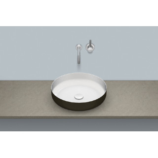 Aufsatzwaschtisch Alape KE-Series, rund, 325mm, ohne Überlauf, AB.KE325, weiß