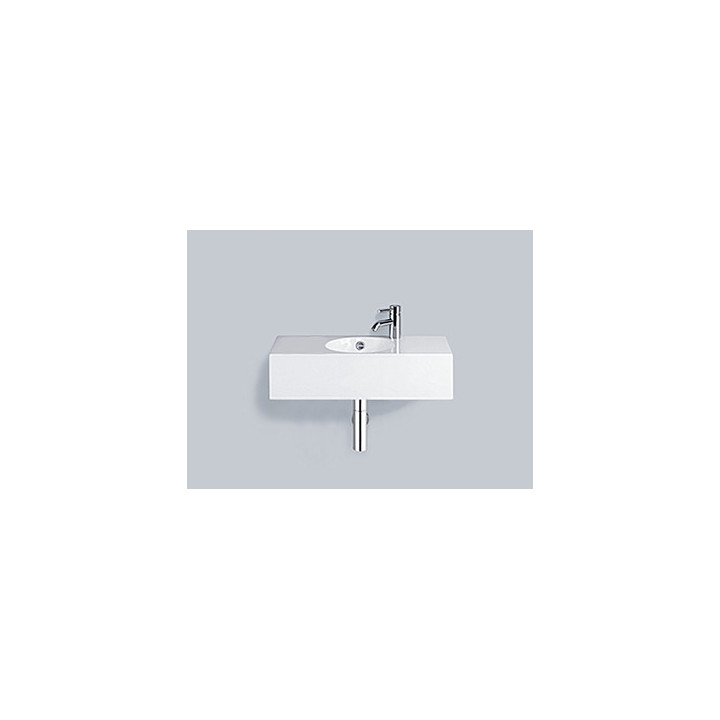 Wandwaschtisch Alape Scopio IC-Series, quadratisch, 325x325mm, z Überlauf, Hahnloch, WT.IC325H, weiß