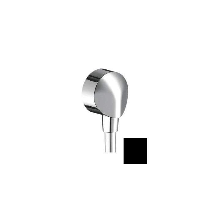Schlauchanschluss Hansgrohe FixFit E, bez zaworu zwrotnego, schwarz matt