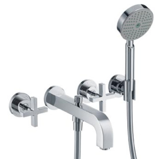 Bateria Axor Citterio wannowa 3-otworowa podtynkowa, element zewnętrzny- sanitbuy.pl