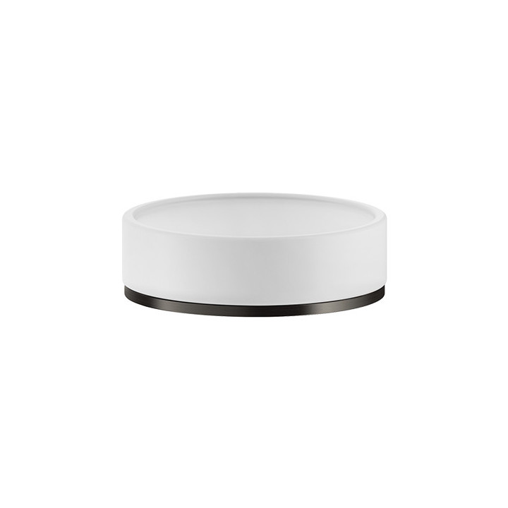 Seifenschale Gessi Inciso, zur Wandmontage, weiß podstawka, Finish Chrom
