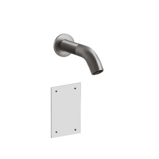 Elektronisch Waschtischarmatur Gessi Flessa, zur Wandmontage, Auslauf 146mm, gebürsteter Stahl
