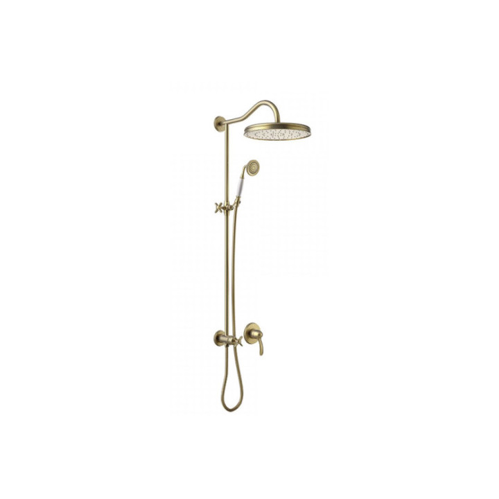 Dusch-set mit Unterputzarmatur TRES-CLASIC - Stahl
