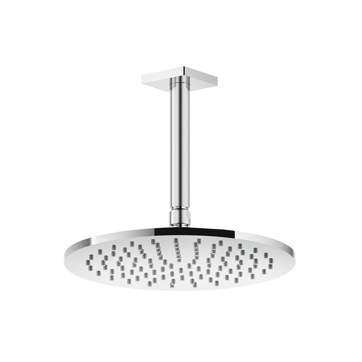 Kopfbrause Gessi Rilievo, rund, 250mm, Deckenanschluss, Chrom