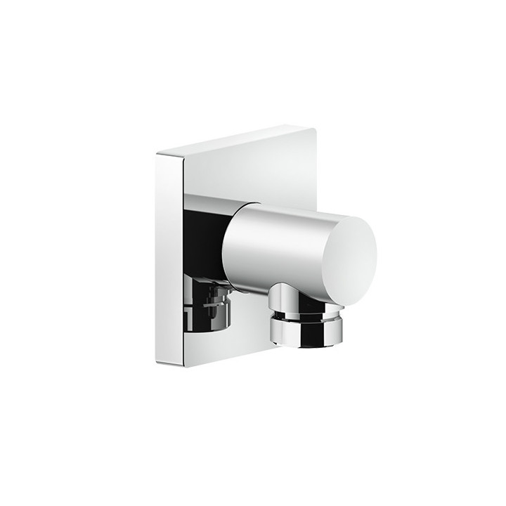 Dusch-set Gessi Rilievo, Handbrause mit Schlauch i przyłączem kątowym, Chrom