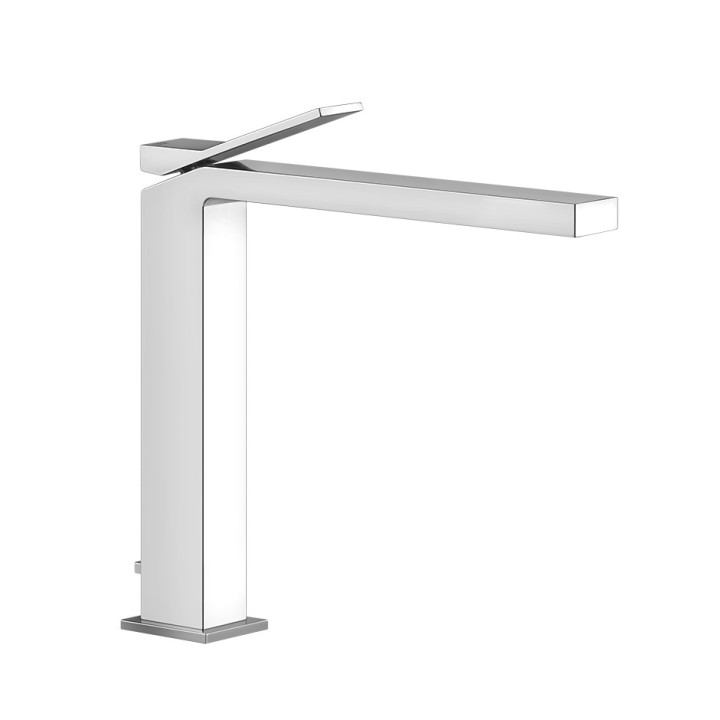 Waschtischarmatur Gessi Rettangolo K, stehend, Höhe 299mm, Auslauf 128mm, korek automatyczny, Chrom
