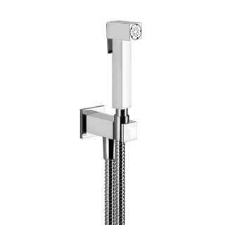 Bidetka Gessi Rettengolo, zur Wandmontage, wąż 125cm, Chrom