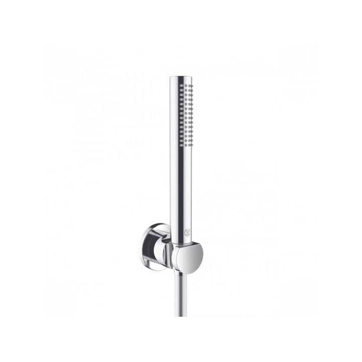 Dusch-set Kludi Nova Fonte Puristic, Haltegriff z Handbrause i wężem, Chrom