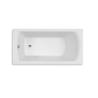 Badewanne rechteckig Roca Linea Slim, 170x75cm, Acryl-, weiß