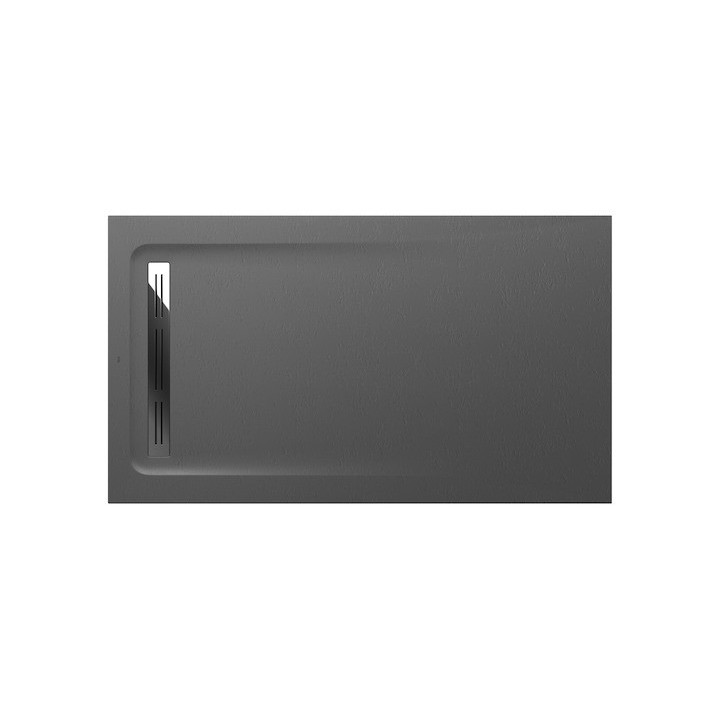 Duschwanne rechteckig Roca Aquos, 1200x800mm, ultracienki, Stonex, weiß