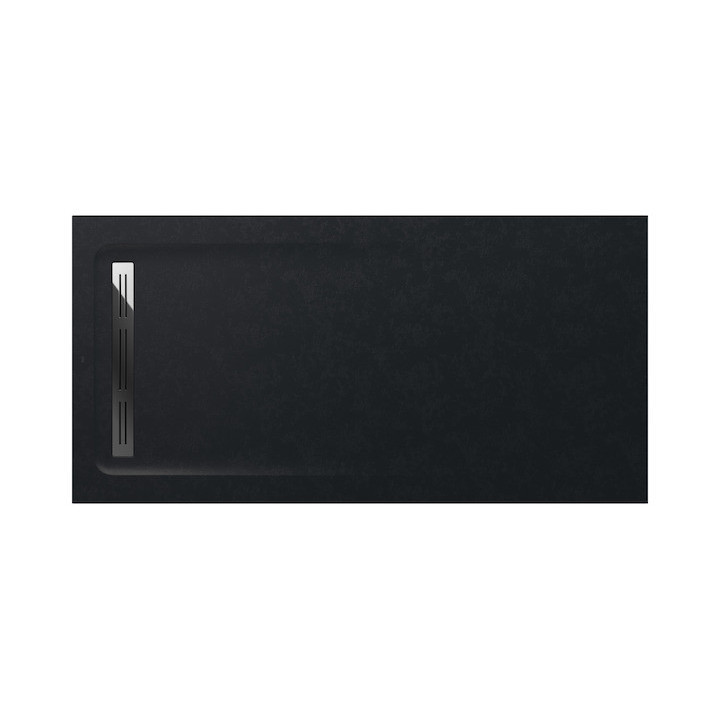 Duschwanne rechteckig Roca Aquos, 1400x800mm, ultracienki, Stonex, weiß