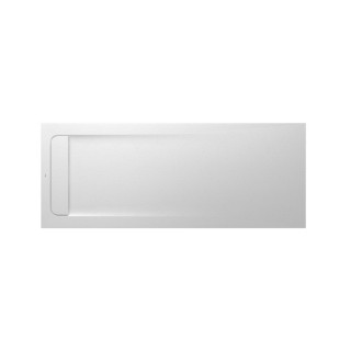 Duschwanne rechteckig Roca Aquos, 1600x800mm, ultracienki, Stonex, weiß