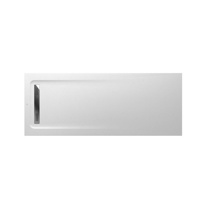Duschwanne rechteckig Roca Aquos, 1600x800mm, ultracienki, Stonex, weiß
