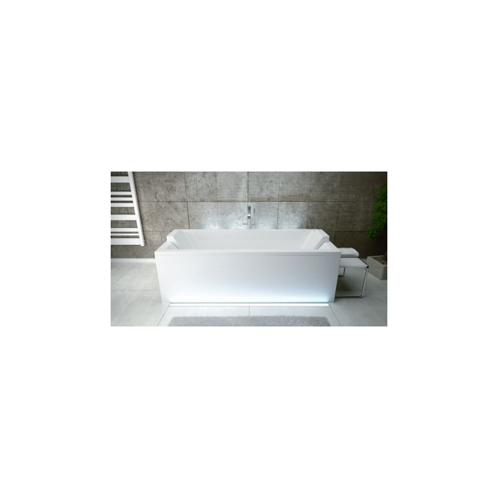 Badewanne rechteckig Besco Quadro 155x70 cm weiß - sanitbuy.pl