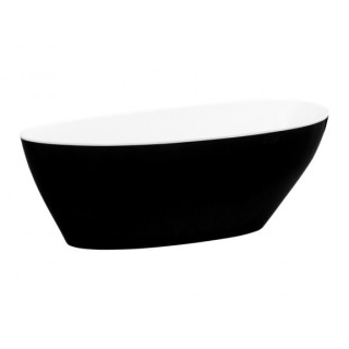 Asymmetrische badewanne Besco Intima Duo Slim, 180x125cm, rechte Version, Acryl-, weiß