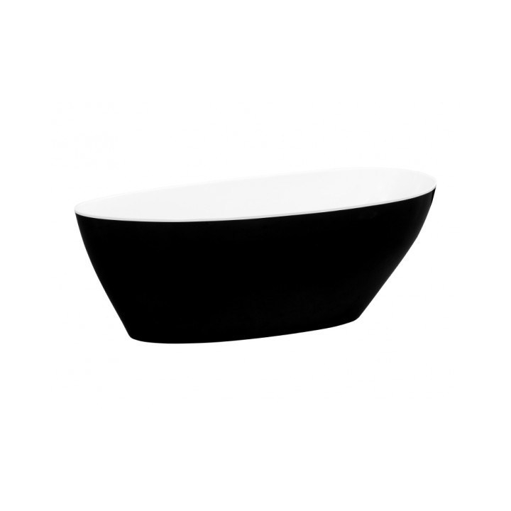 Asymmetrische badewanne Besco Intima Duo Slim, 180x125cm, rechte Version, Acryl-, weiß