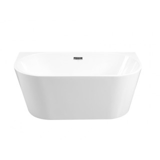 Badewanne freistehend Besco Ayla, 170x80cm, Acryl-, weiß