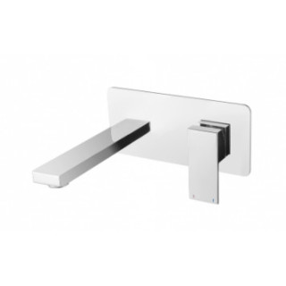 Waschtischarmatur Besco Illusion, Unterputz, Auslauf 180mm, Chrom