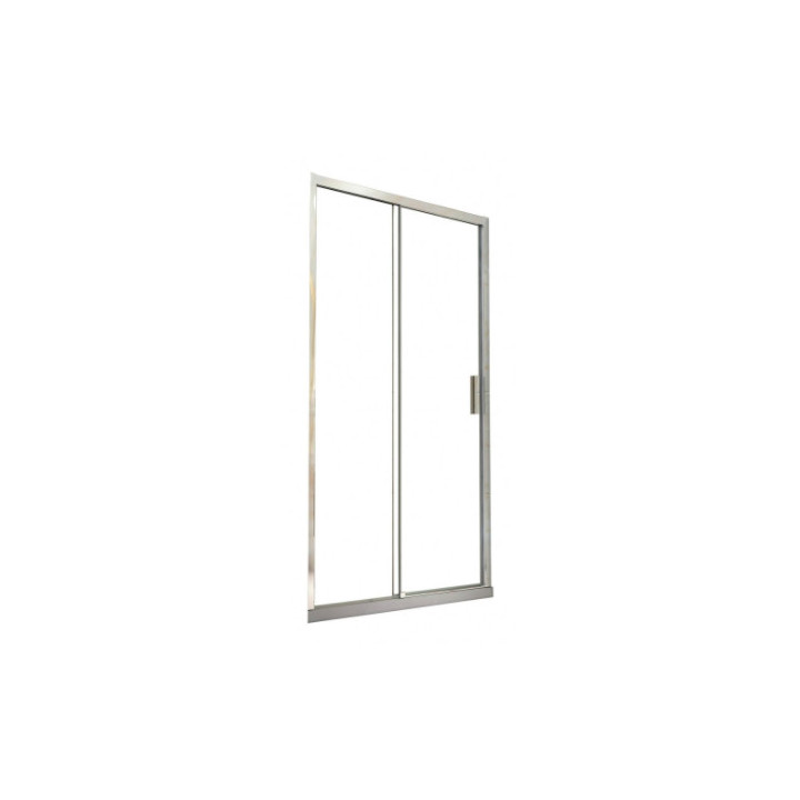 Tür Dusch- für die Nische Besco Viva, 100x195cm, links, Pendel-, Glas transparent, profil Chrom