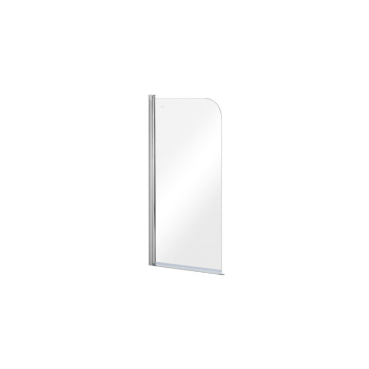 Parawan nawannowy Besco Avigo, 100x145cm, 2-skrzydłowy, Glas transparent, profil Chrom