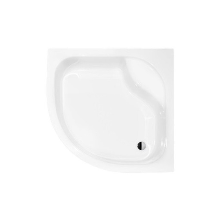 Duschwanne quadratisch Besco Aquarius Slimline, 90x90cm, Acryl-, weiß