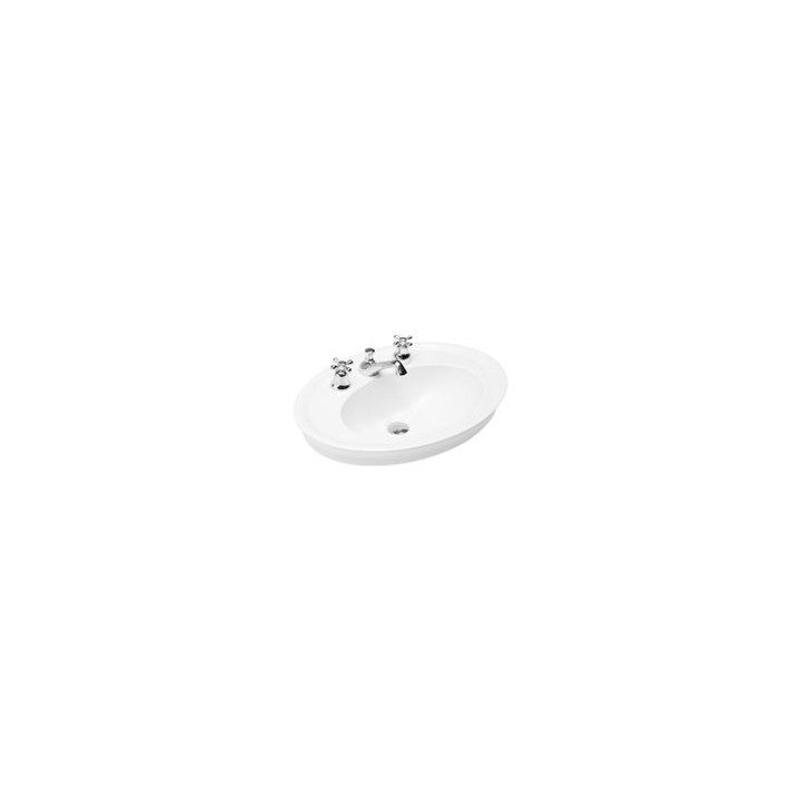 Umywalka Hatria Dolcevita Y0PL 65x48 cm wpuszczana w blat- sanitbuy.pl