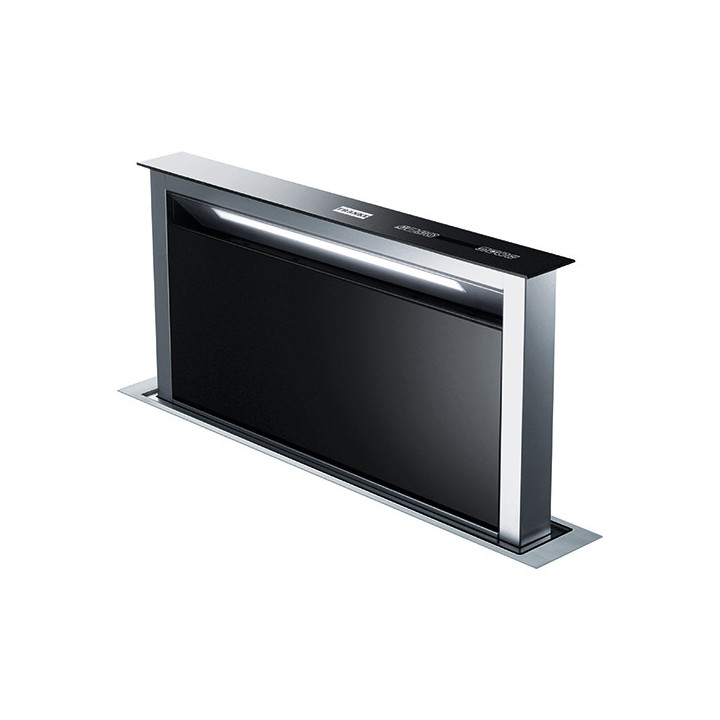 Okap zur Wandmontage Franke CryStahl FCR 925 TC BK/XS, 60x46cm, Edelstahl/Schwarzglas