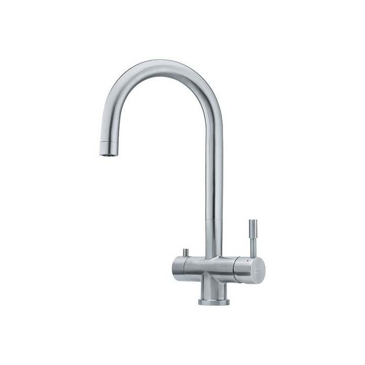 Küchenarmatur Franke Atlas Clear Water, obracana Auslauf, Höhe 290mm, filtrowanie wody, Stahl szzlachetna