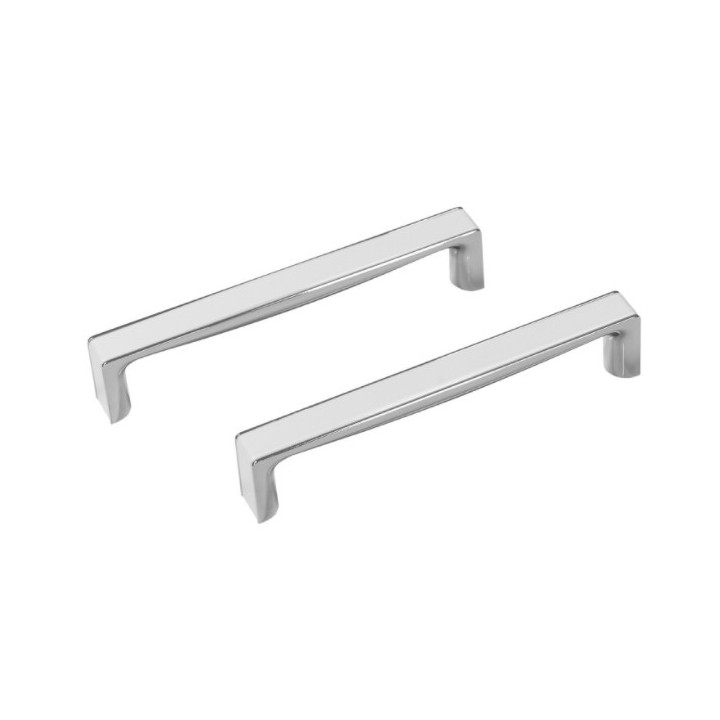 Halter wannowy Besco Oxa, 17cm, Chrom/weiß