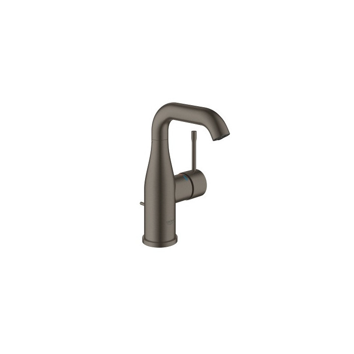 Waschtischarmatur Grohe Essence stehend, wys. 193 mm, mit 1 Anschluss, brushed hard graphite
