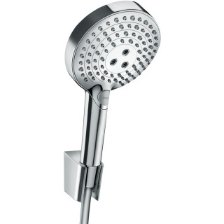 Punktowy Dusch-Set Hansgrohe Raindance Select S, 120 3jet, Handbrause 3-Funktions mit Griff i wężem 160cm, Chrom