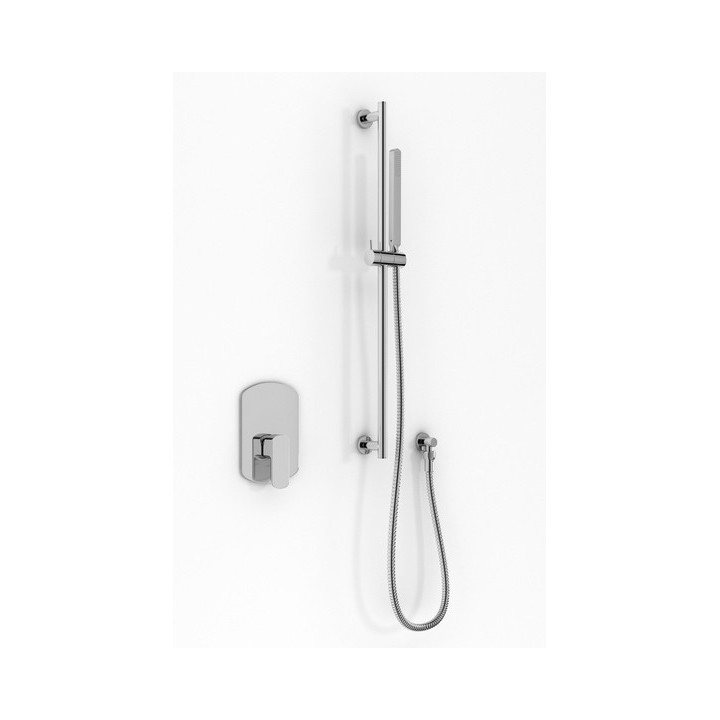 Dusch-set Kohlman Excelent, Unterputz, 1 wyjście wody, mit Halter, Chrom