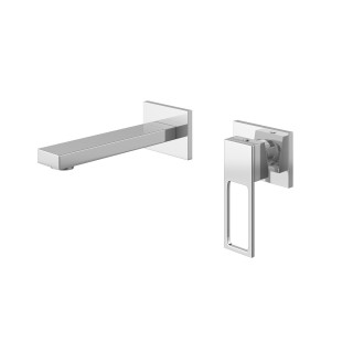 Waschtischarmatur Kohlman Dexame, Unterputz, mit 2-Anschlüssen, Auslauf 200mm, Chrom