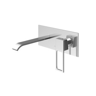 Waschtischarmatur Kohlman Nexen, Unterputz, Auslauf 20cm, Chrom