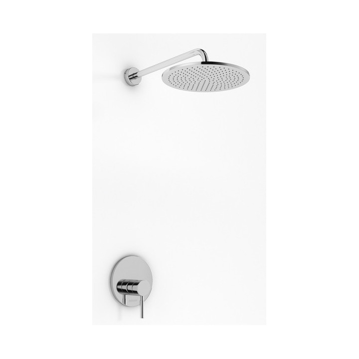 Dusch-set Kohlman Boxine, Unterputz, rund Kopfbrause 20cm, 1 wyjście wody, Chrom