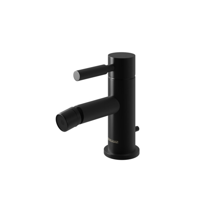 Waschtischarmatur Kohlman Roxin Black, stehend, Höhe 150mm, korek automatyczny, schwarz