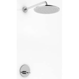 Dusch-set Kohlman Roxin, Unterputz, rund Kopfbrause 20cm, 1 wyjście wody, Chrom