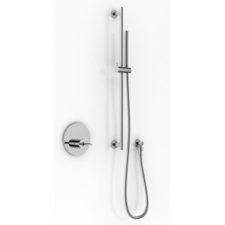 Dusch-set Kohlman Roxin, Unterputz, 1 wyjście wody, mit Halter, Chrom