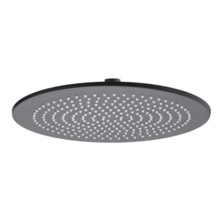 Kopfbrause Giullini, rund, 200mm, Messing, grubość 7mm, schwarz matt