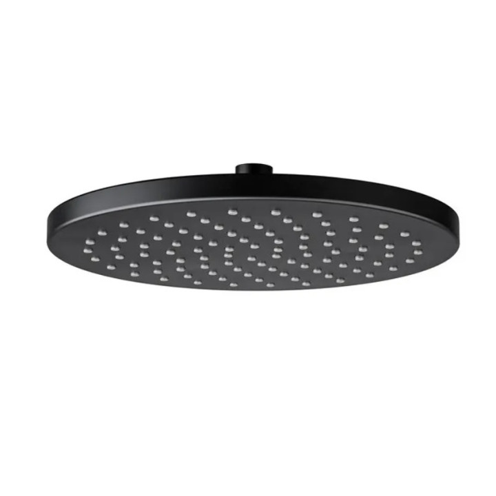 Kopfbrause Giullini, rund, 200mm, Messing, grubość 7mm, schwarz matt